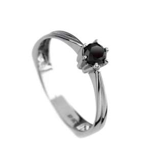 Inel de logodna cu diamant negru DR0169