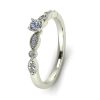 Inel diamant aur alb logodnă Solitaire III-6