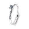 inel diamant aur alb 18k Solitaire III 8