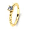 inel diamant aur alb 18k Solitaire III 9