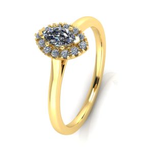 inel diamant aur alb 18k Solitaire III 13