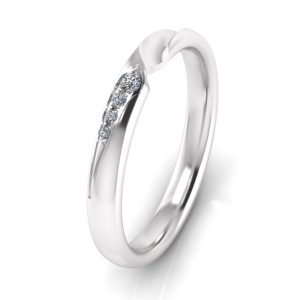 inel diamant aur alb 18k Solitaire III 17