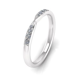 inel cu diamant aur alb 18k Solitaire III